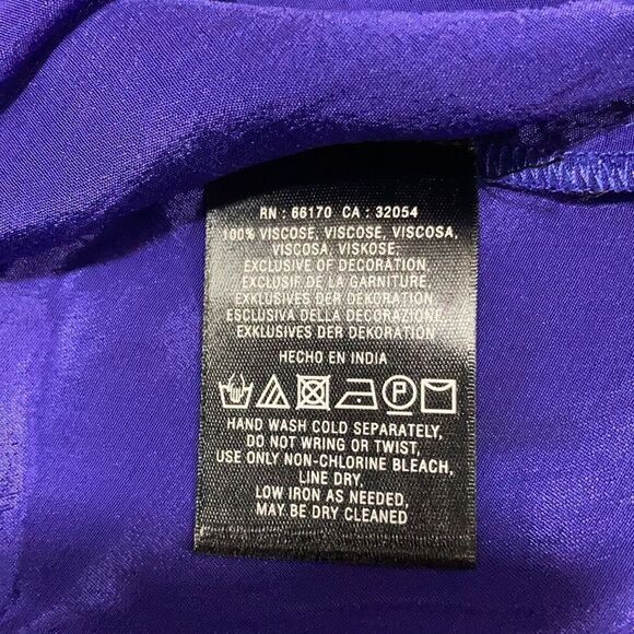 Maeve Anthropologie  Blue cross over embroider blouse - Picture 9 of 9